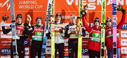 Team Slowenien Österreich und Polen 